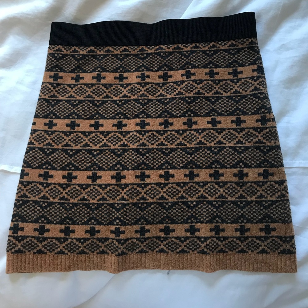 xs funktional wool bodycon skirt